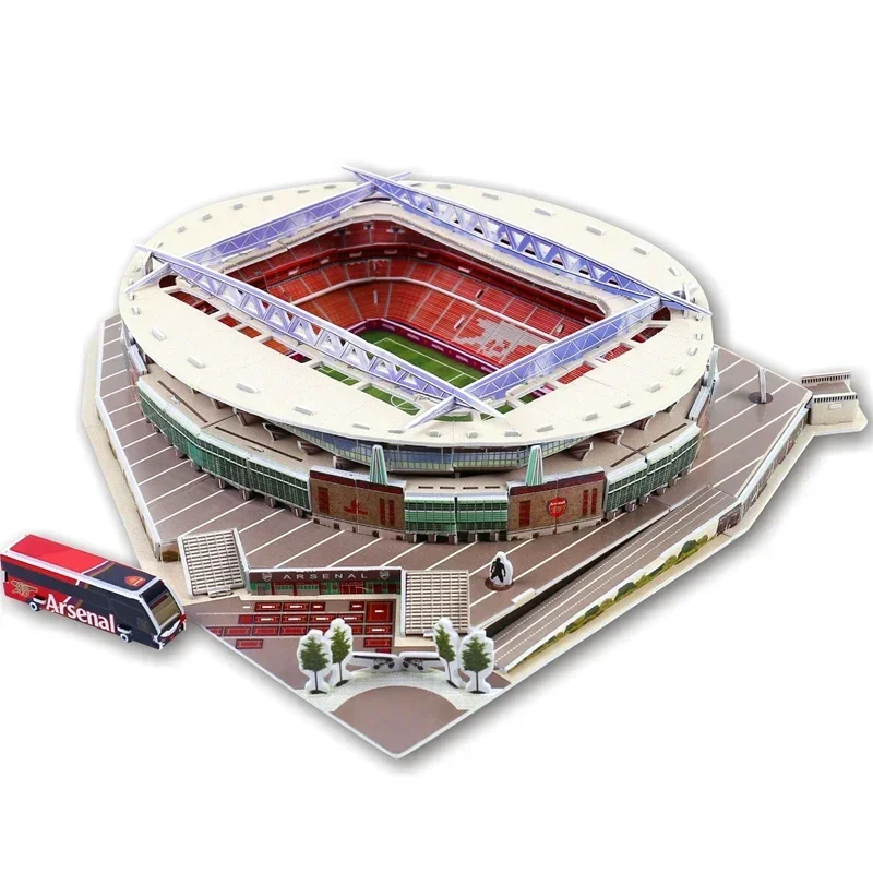 [Grappig] 105 stks/set De Rode Duivels Oude Trafford Club RU Concurrentie Voetbalspel Stadions gebouw model speelgoed gift originele doos