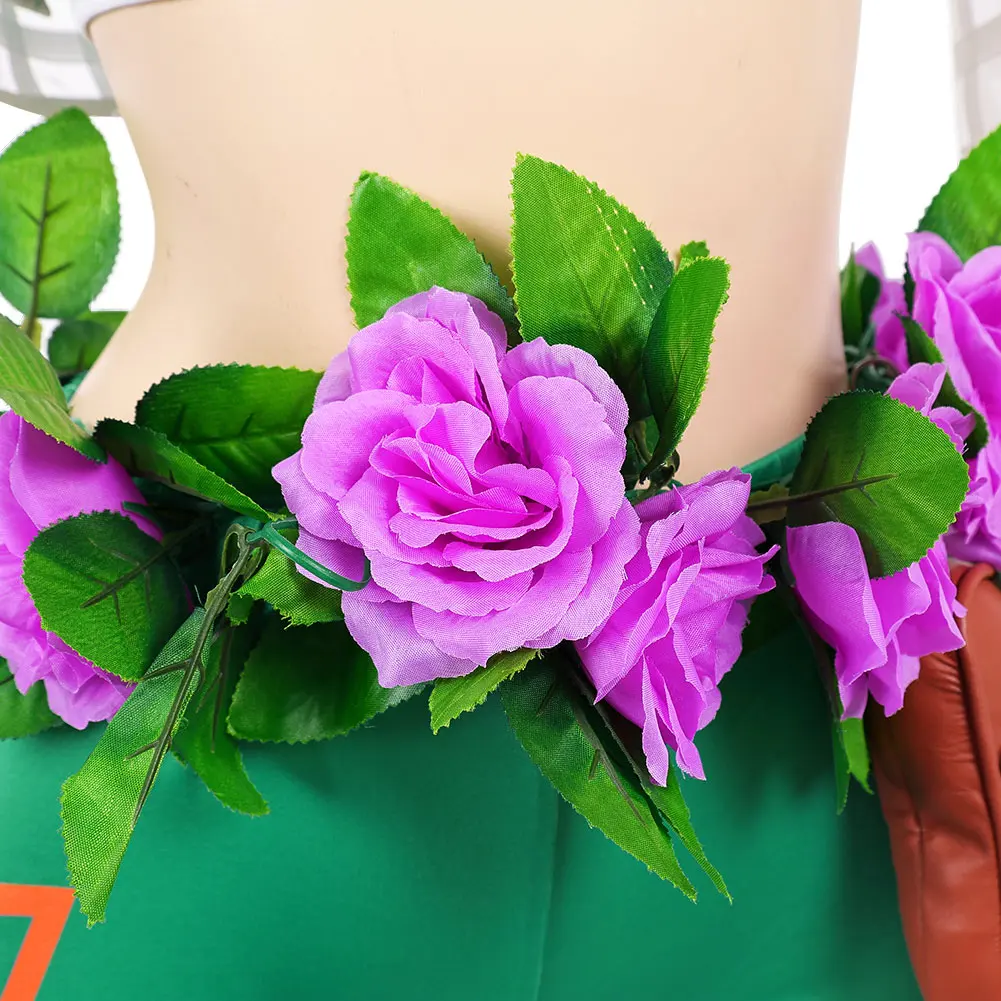 Rivals écureuil fille Doreen vert Cosplay maillot de bain déguisement pour femmes filles Bikinis ensemble tenues Halloween carnaval Costume