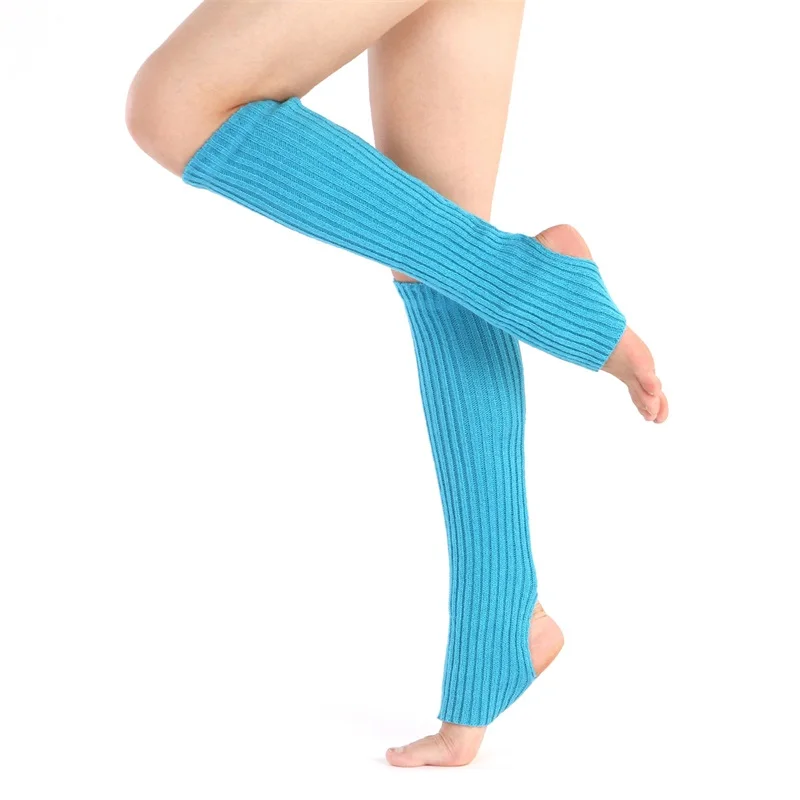 Woman Yoga Socks Girls Female Knitted Leg Warmers Boot Socks Body Cover For Gym Fitness Dance Ballet Exercising Hose Beenwarmer