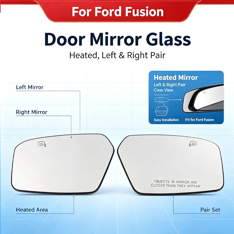 Suitable for Ford FUSION reversing mirror reversing mirror lens reflective lens model reversing mirror lens reflective