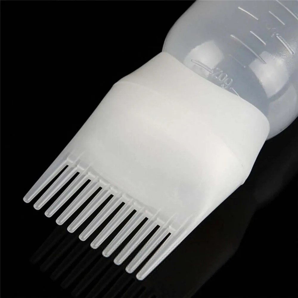 

Tool Hair Colouring Dispensing Comb Hair Dye Bottle With Graduated Brush Applicator Bottles Hair Dye tool Dyeing Shampoo Bottle