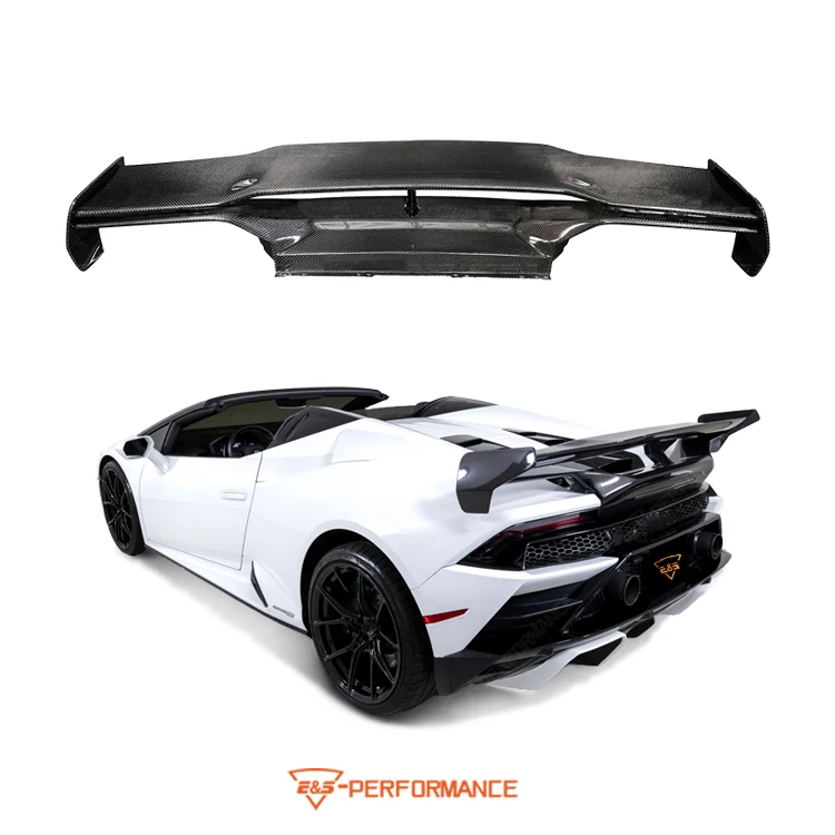 Custom Auto Part Koolstofvezel Spoiler voor Lamborghini LP610 EVO Nieuwe Upgrade V Dubbele Stijl Achtervleugel Spoiler