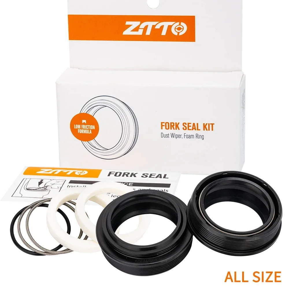 

New ZTTO Mountain Bike Front Fork Oil Seal Kit Shock Absorber Oil Seal Damping Oil Replacement Maintenance Bicycle Accessories