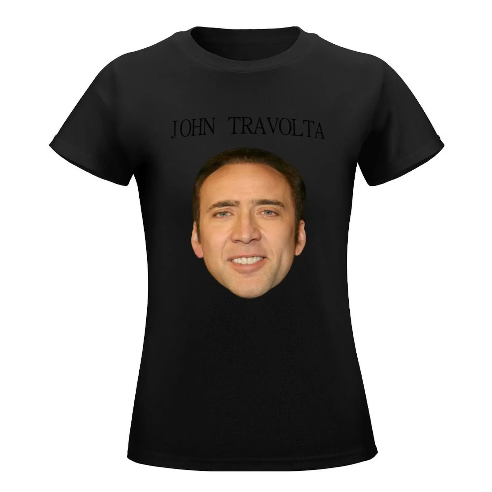 John Travolta/Nicolas Cage Face/Off T-Shirt summer clothes graphics vintage clothes t-shirts for Women graphic tees funny