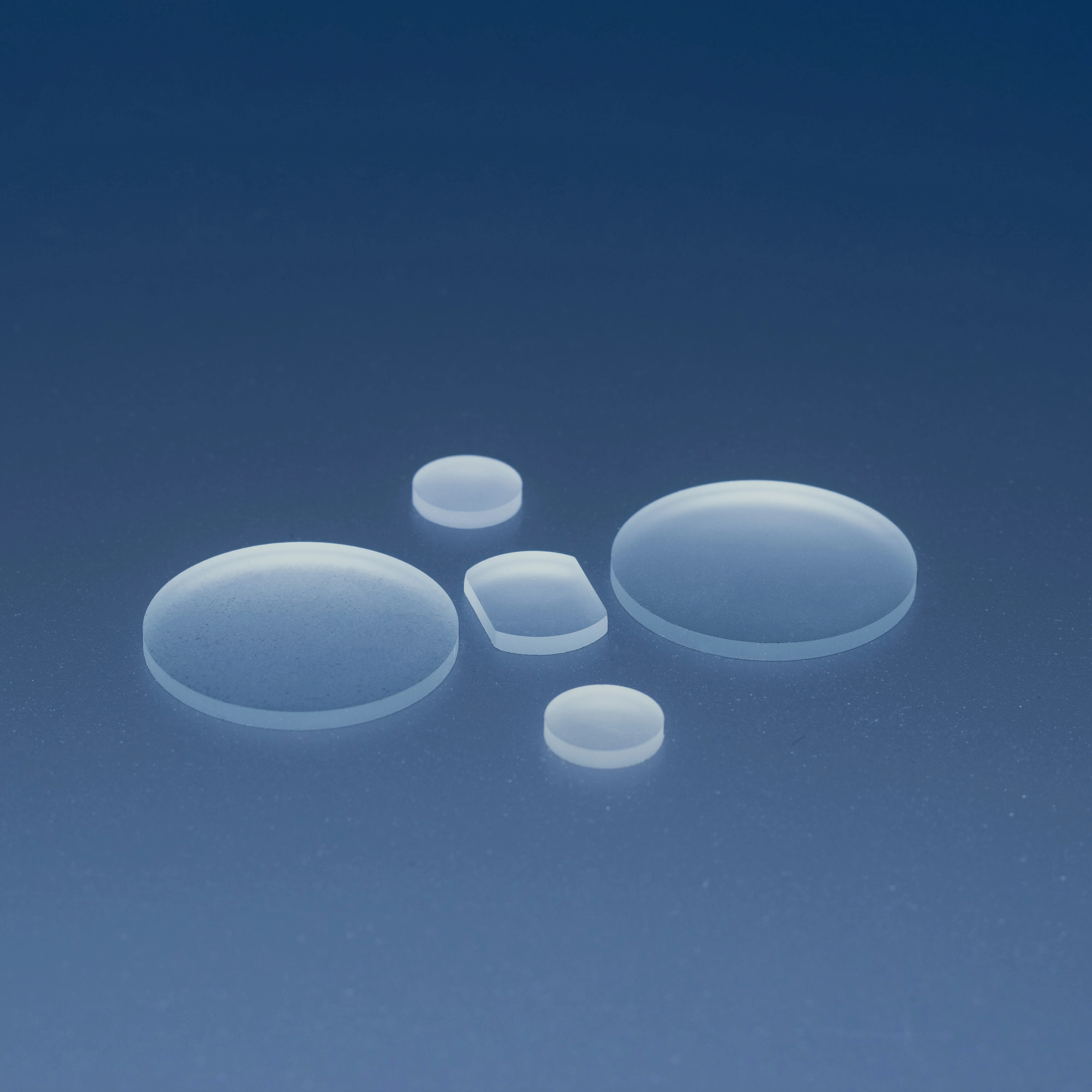 Custom Forsted Glass Round Flat Translucent Frosted Matte Glass Acid Etched Glass for LED Flashlight Head Lamp