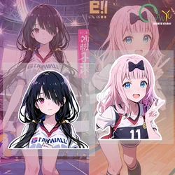 Creative JDM Japanese Anime Girl Car Sticker Decal Motorcycle Body Car Window Waterproof Reflective Car Sticker