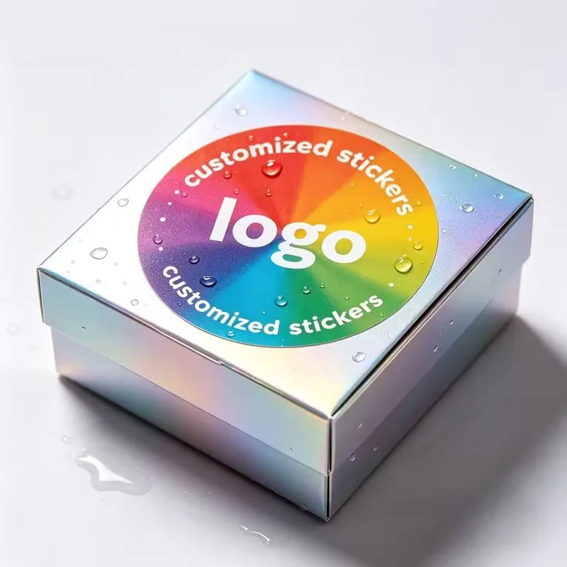 Custom Stickers Waterproof Personalized Stickers Round Custom Logo Labels for Wedding Birthday Party,Company Logo Gift Packaging