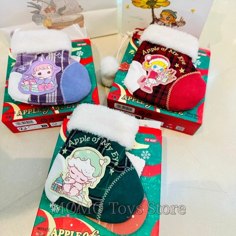 Em estoque popmart apple of my eye série mini saco caixa cega bonito decoração periférica caixa misteriosa surpresa presente de natal