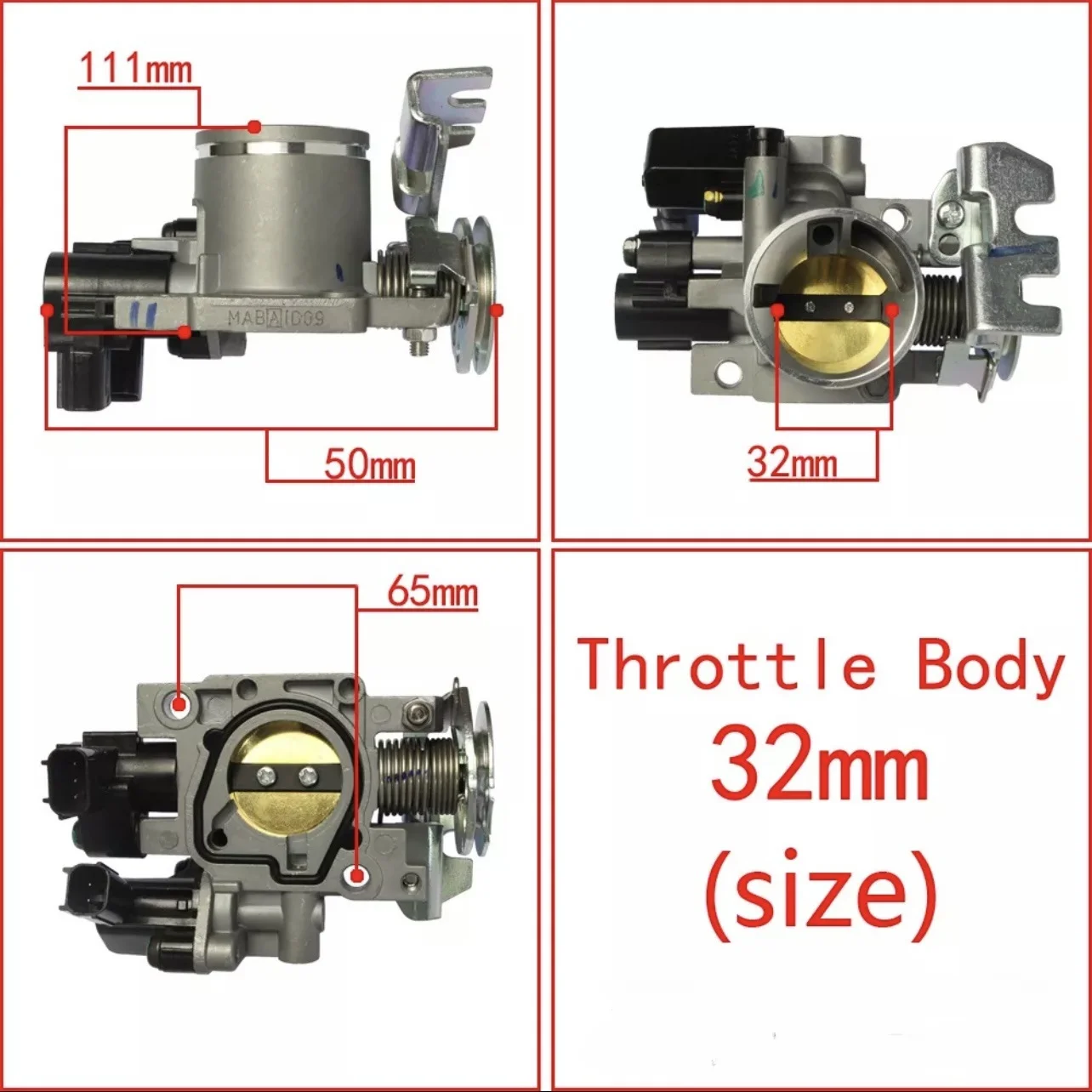 Throttle Body Suitable for Vario 125 Vario 150 Repsol Click125 Click150 view 5