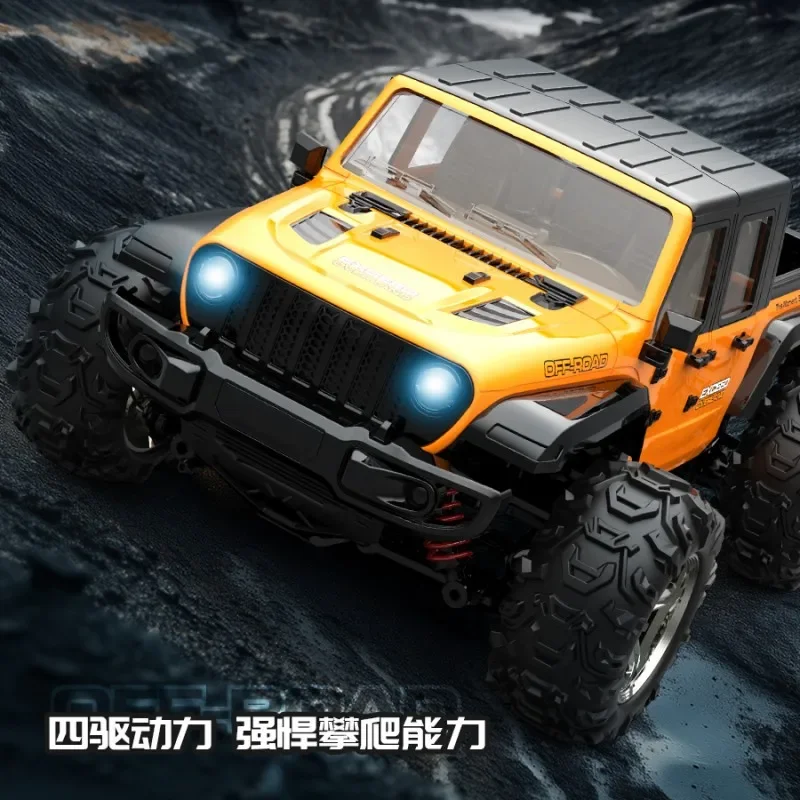 

JJRC C8819 1:20 Wrangler Радиоуправляемый автомобиль со светодиодными фонарями Полномасштабное моделирование Профессиональный 4WD 2,4G Пикап с дистанционным управлением RC Грузовик Игрушки