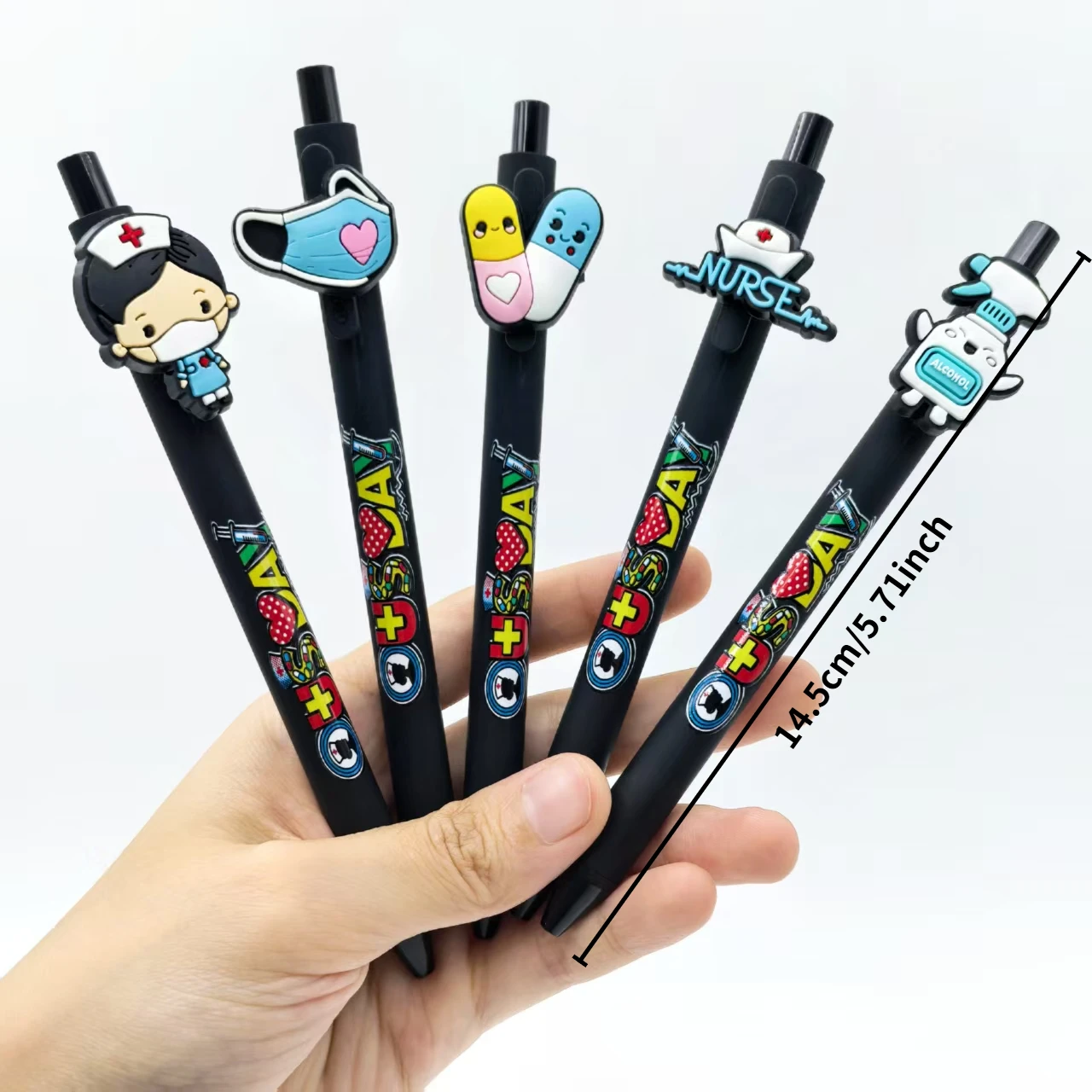 7pcs/14pcs portable ballpoint pens for doctors and nurses, special recording pens for medical staff, stationery for Nurses' Day