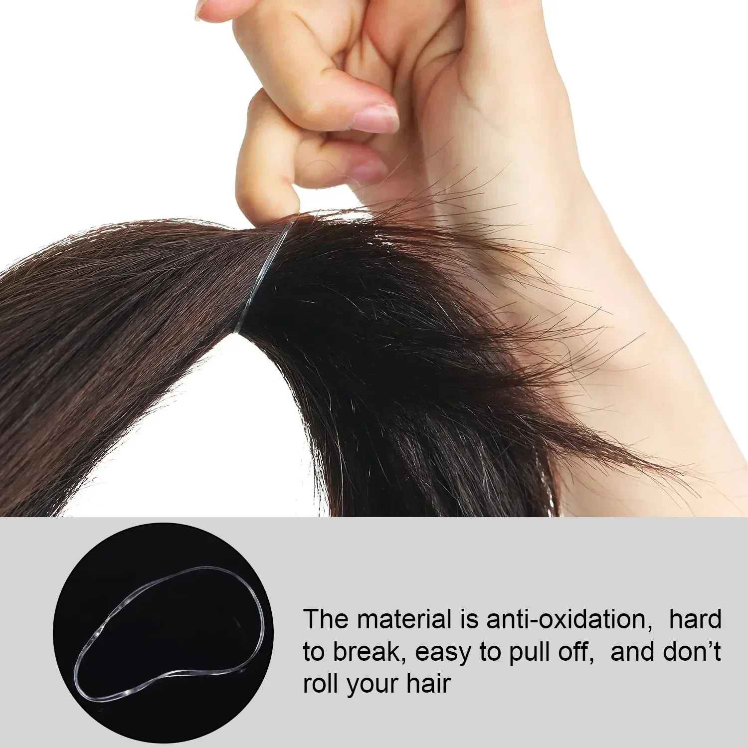 800 ~ 1000 pçs meninas elásticos transparentes faixas de borracha faixa de cabelo meninas rabo de cavalo titular laços de cabelo nupcial hairbands acessórios para o cabelo