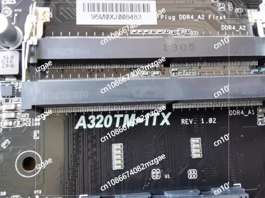 AM4 A320 Motherboard High-end A320TM-ITX AMD Ruilong R5 5500 M.2 PCIE 3.0 Dual HD -MI supports Win11 mini-computer view 2