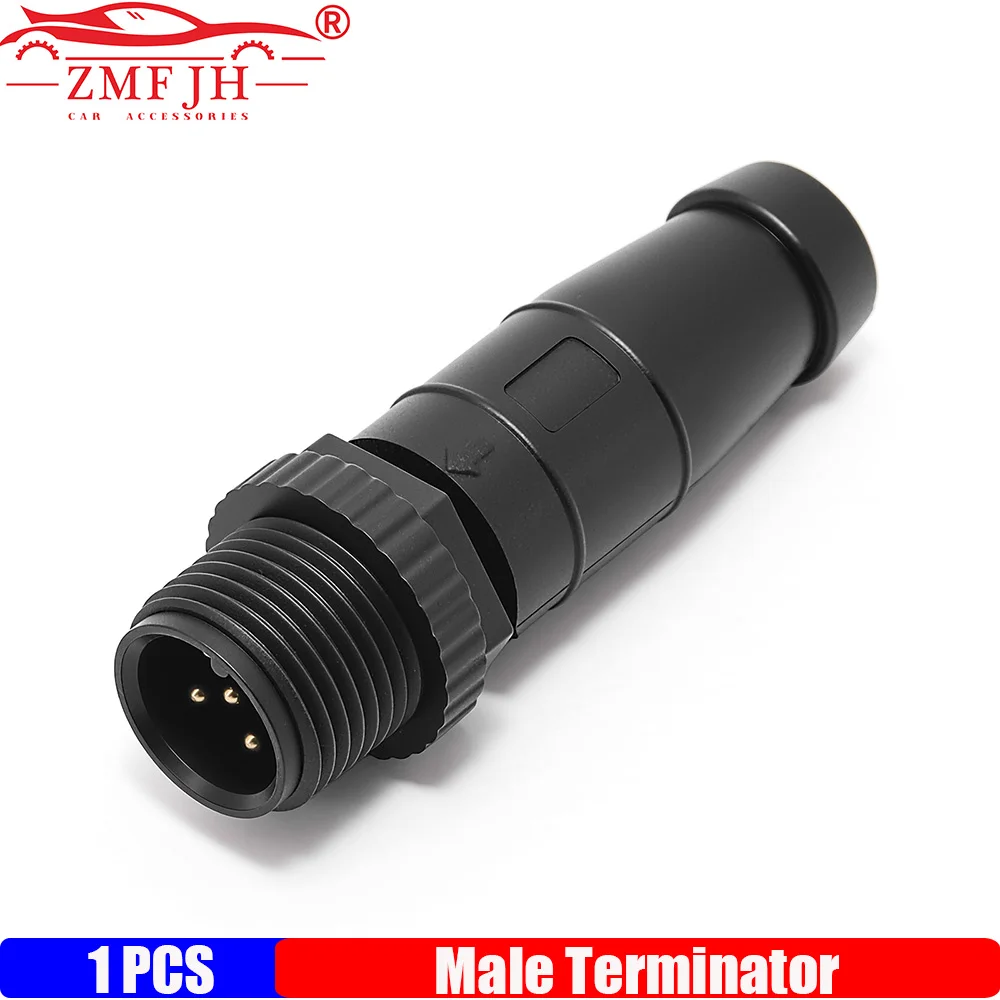 ZMFJH 1PCS Female or Male Plug Terminal NMEA2000 Adapter Converter M12-5Pin Connector for Marine Boat Yacht NMEA2000 Terminator