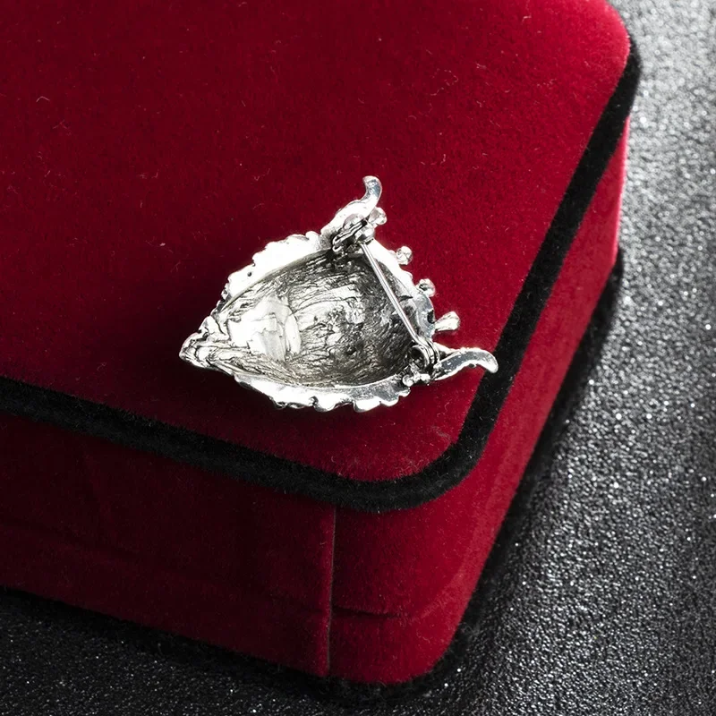 بروش رأس الأسد على شكل تاج كريستال عتيق - دبوس طية صدر السترة للجنسين لإكسسوارات مجوهرات بياقة القميص للرجال