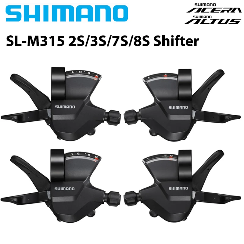 Shimano Altus ACERA SL-M315 Bike Shifter Lever 2S 3S 7S 8S 2x7 2x8 3X8 Speed Shifter Trigger Rapid Fire Plus Shifter with Cable