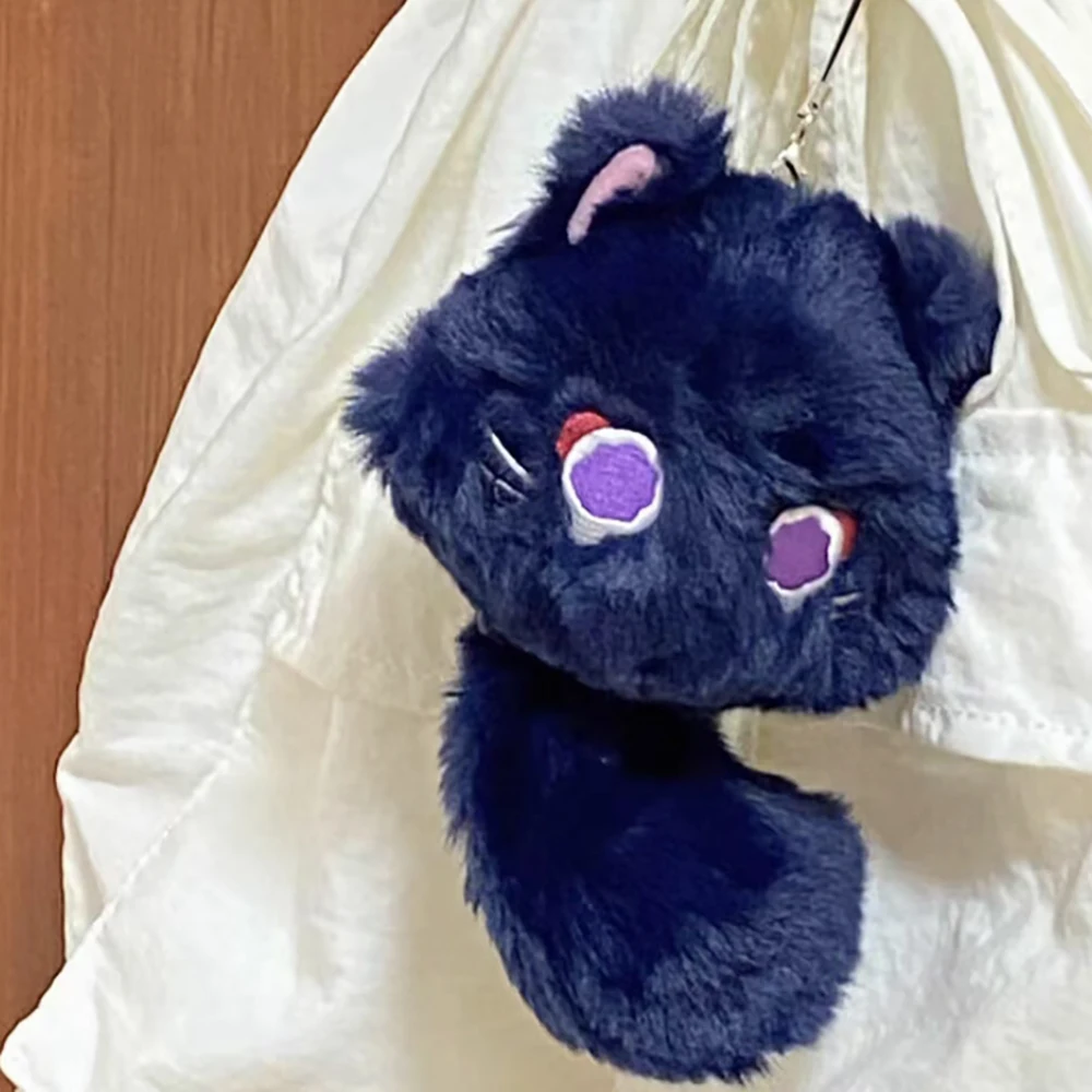 لعبة Genshin تأثير الهيام Hutao تأثيري المفاتيح للجنسين شبح قلادة أفخم دمية حلقات المفاتيح اكسسوارات سلسلة مفاتيح الهدايا #3