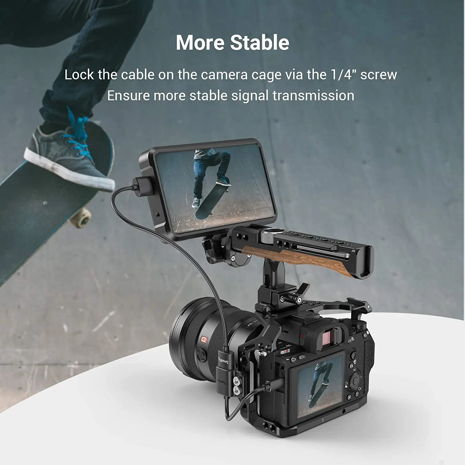 SmallRig Ultra Slim 4K HDMI-compatible A to A /C to A /D to A BMPCC 4K e 6K/per Sony A7SIII/per Panasonic 3019 3020