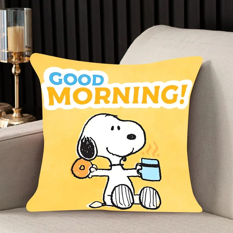 New Pillow Snoopy Slips Pillow Covers Bedding Comfortable Cushion Good For Sofa Home Car High Quality Pillow Cases 40x40cm gift