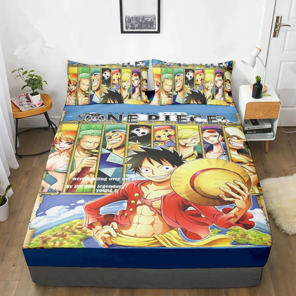 

Anti-slip Fitted Sheet One Piece Bedding Set Bed Cover No Pillowcase Full King for Teens Bedroom Home Decor Children Boys