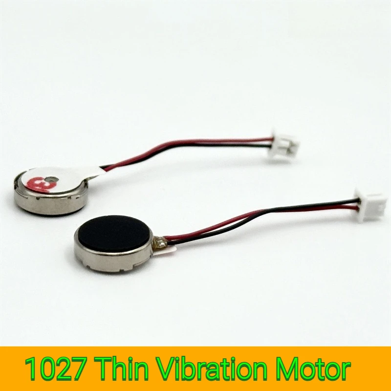 DC 3V 3.7V 10mm Round Thin 1027 Vibration Motor Button Coin Type Shape Vibrating Motor Vibrator DIY Mobile Cell Phone Massager
