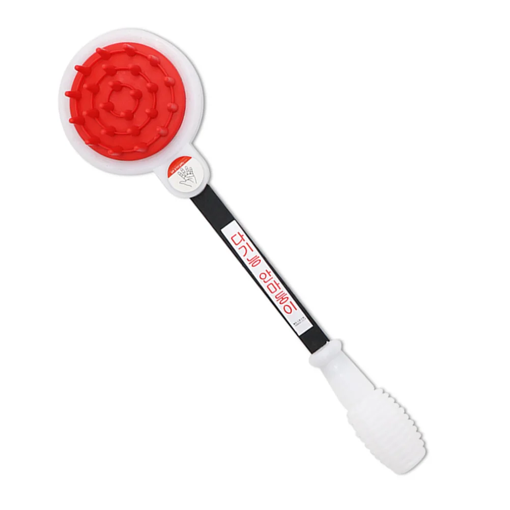 Martillo de masaje con mango largo, herramienta multifuncional de plástico duradero para aliviar el dolor corporal, para cuello, hombros, espalda, cadera, piernas, fatiga