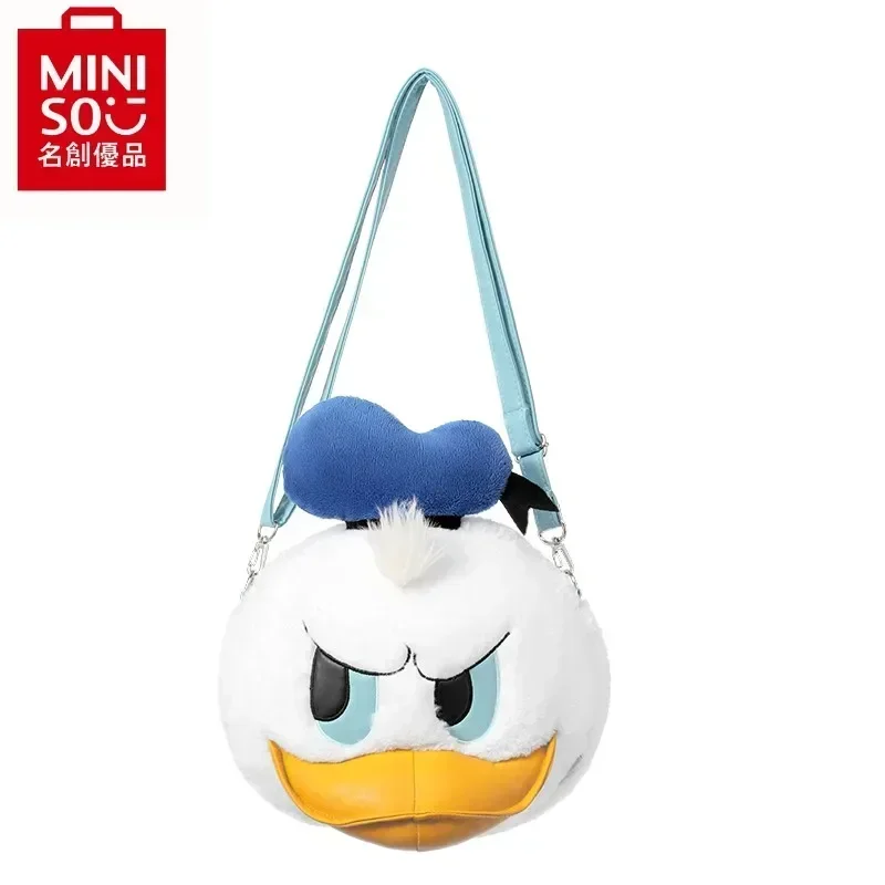 

Сумка на плечо Miniso Disney «Дональд Дак», мультяшное периферийное животное, Детская милая сумочка в подарок на 90-летие