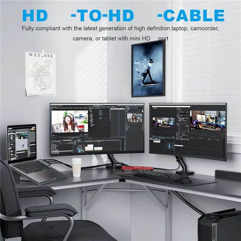 Picture 4: AB06 Mini To Cable Cablecreation 0 5Ft 90 Degree Right Angle Mini
