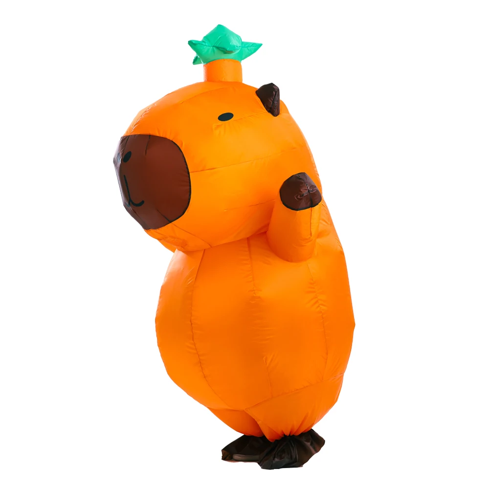 كابيبالا نفخ زي التميمة موكب الكبار شخصية تأثيري الحيوان عيد ميلاد هالوين حفلة الحدث نفخ مجموعة #3