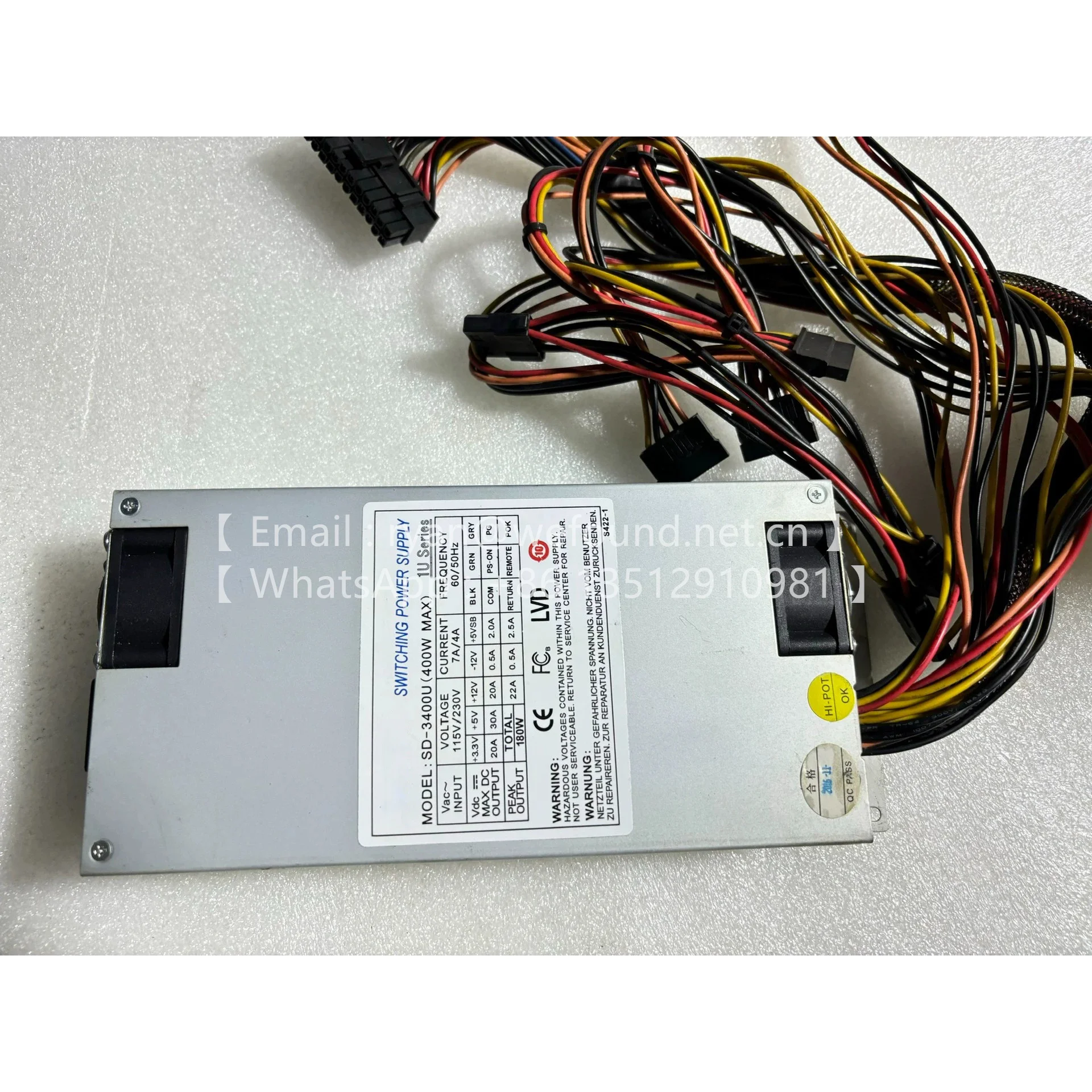 

SD-3400U 400W MAX for R-Senda SWITCHING POWER SUPPLY
