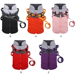 Pet Harness Vest Clothes Puppy Clothing Waterproof Winter Warm Dog Jacket Pet Clothes For Small Dog Shih Tzu Chihuahua Pug Coats