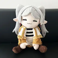 75cm Frieren Plush At The Funeral Elf Frieren Plush Cotton Stuffed Doll Kawaii Figures Anime Peripheral Home Decoration Crafts