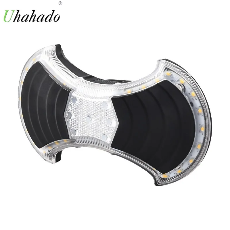 دراجة بدوره إشارة USB شحن دراجة الذيل ضوء LED اللاسلكية التحكم عن بعد بدوره إشارة تحذير ضوء معدات ركوب الخيل