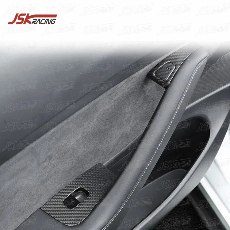 

Carbon Fiber Interior Trim Window Switch Panel for 2016-2019 Teslal Model 3