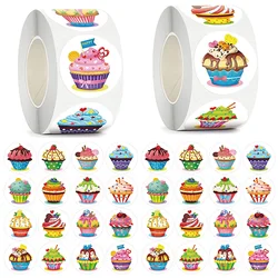 500 Pcs/Roll Round Sealing Labels Stickers Wedding Party Birthday Present Decoratio Labels Cupcake Stationery Supply Stickers