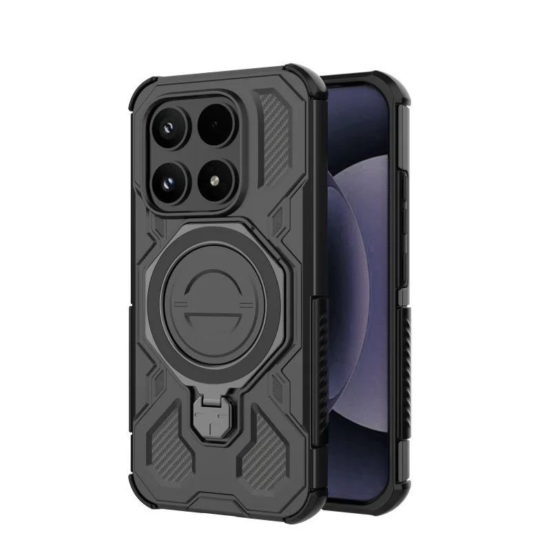 Coque antichoc pour Xiaomi 17 avec anneau de support magnétique intégré – Étui de protection pour Xiaomi Mi 17