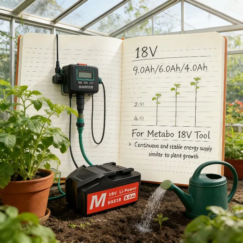 Compatible with Metabo 18V power tools, 18V 9.0Ah 6.0Ah 4.0Ah, both portable and long-lasting