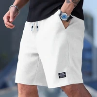 Shorts pour hommes, pantalons décontractés pour hommes, shorts de plage pour hommes, shorts de sport pour hommes, nouveau tissu texturé à la mode, pantalons respirants, adaptés à un usage quotidien décontracté et aux activités sportives. 1