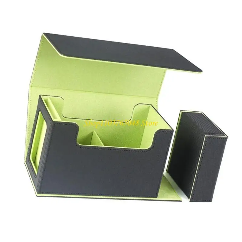 R53E PU Card with Tray Game Card Collectors Scratch Resistant Card Storage Case Game Card Carrying Organizers