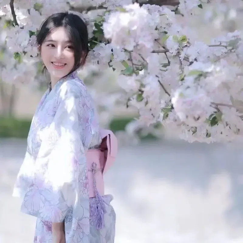 كيمونو Japonais Amelioré pour Femme، Peignoir de Style Mignon Kawaii، Photo de Voyage، Robe Sakura، Anime Cosplay، Nouvelle Co