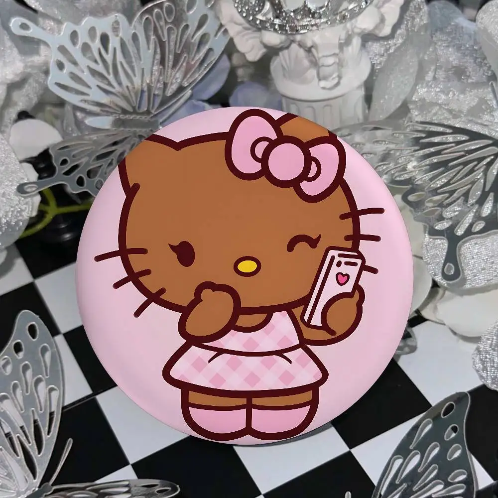 H-Hello Kitty Cartoon Star Badges, Brooches, Pins, Tin Props, Christmas Gifts, Birthday Gifts