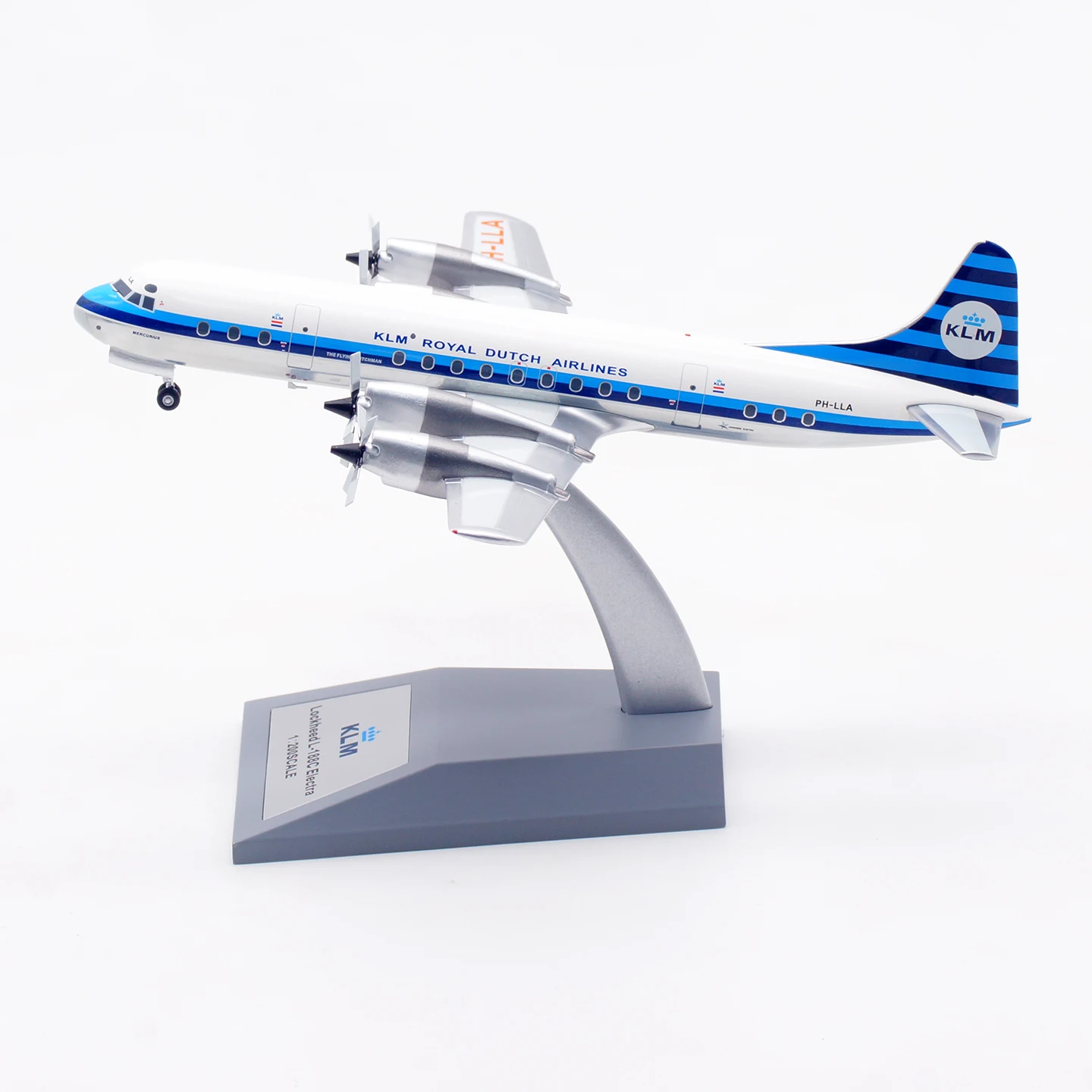 IF188KL0824P Alloy Collectible Plane Gift INFLIGHT 1:200 Royal Dutch Airlines Lockheed L-188 Diecast Aircraft Model PH-LLA