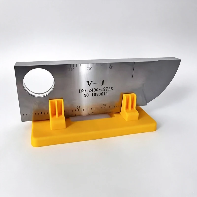 V1 Calibration Test Block IIW1 ISO2400‑1972E Ultrasonic NDT Reference Block for Ultrasonic Flaw Detector Angle Probe Calibration