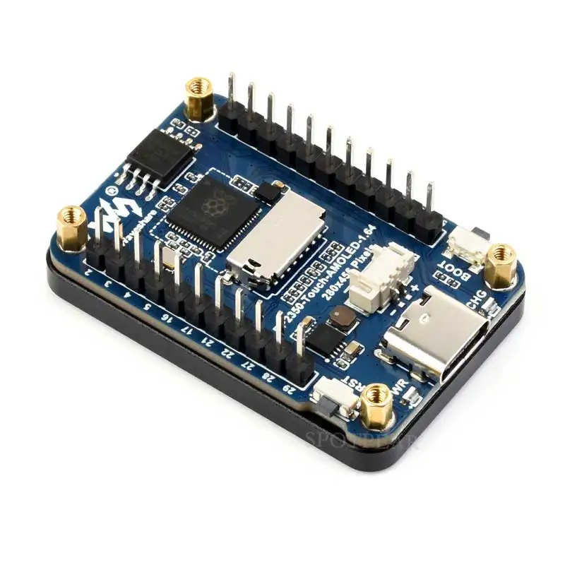 Raspberry Pi Pico 2 RP2350 1.64 inch AMOLED Development Board Display TouchScreen 280x456 QMI8658 IMU QSPI Waveshare 1.64inch
