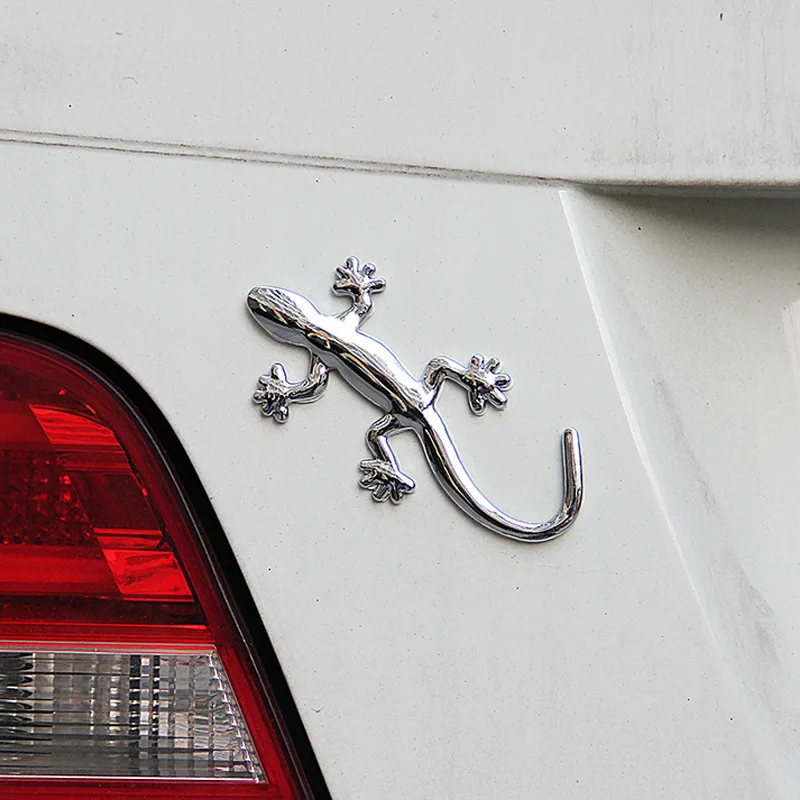 Scratch-resistant car sticker 3D geometric lizard car decal Waterproof and sun-proof Removable without leaving residue Suitable