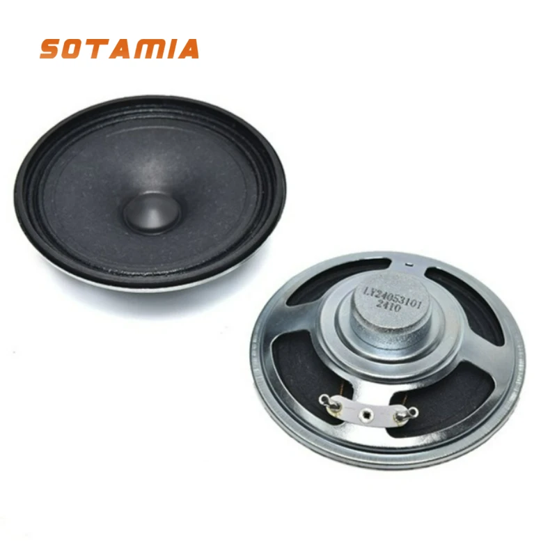 

SOTAMIA 2Pcs 3 Inch Tweeter Audio Speaker 2 Ohm 5W Treble Speaker Neodymium Magnetic Loudspeaker DIY Portable Bluetooth Speakers