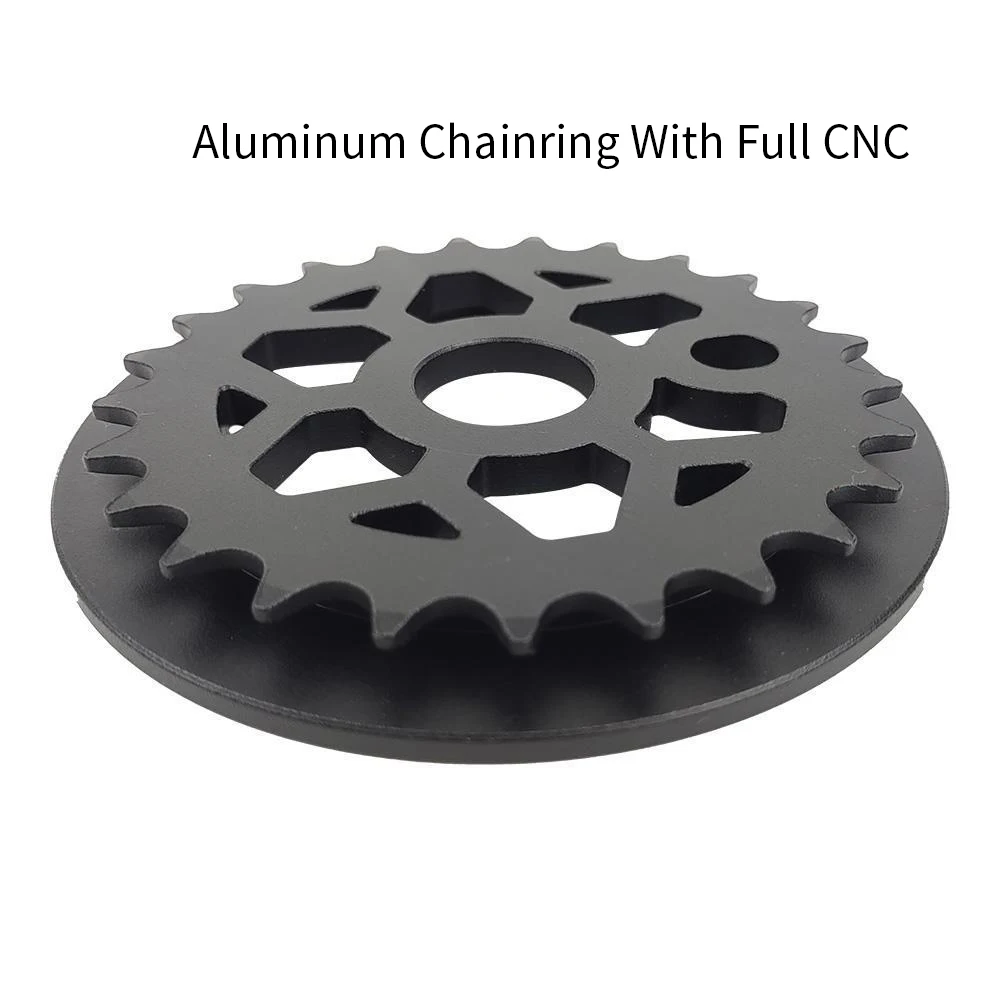 BMX Sprocket 25T BMX Guard Chainwheel Aluminum Chainring With Full CNC Bicycle Chainwheel Plato Sprocket 25T BMX Accessories