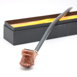 41cm Snake Long Rod Solid Wood Tobacco Cigar Cigarette Smoking Pipe Classic Style ResinTobacco Hand PipesHot Selling Wooden Pipe