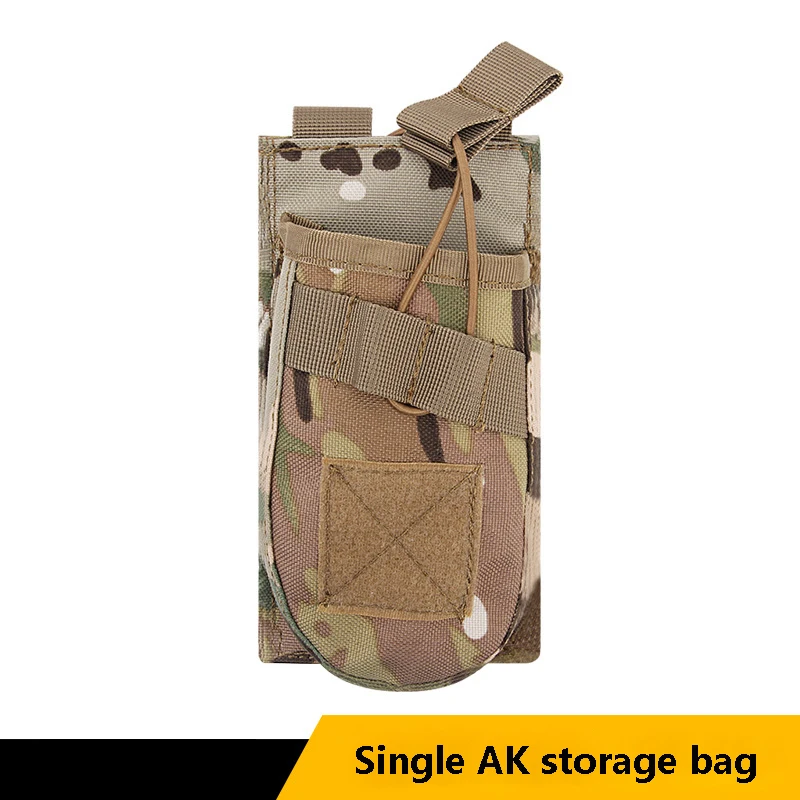 Single AK Storage Bag, Magazine Bag, Molle System Accessory, Army Fans Tool, Adaptive Tactical Vest, Chest Hang