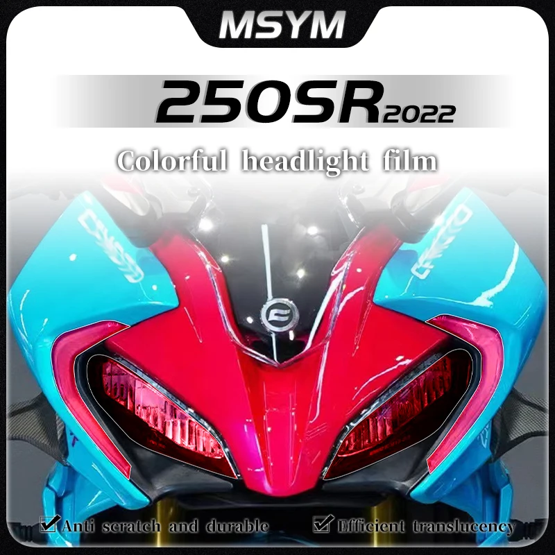 

Motorcycle Racing version headlights tail light film instrument film protective film modified accessories For CFMOTO 250SR 2022